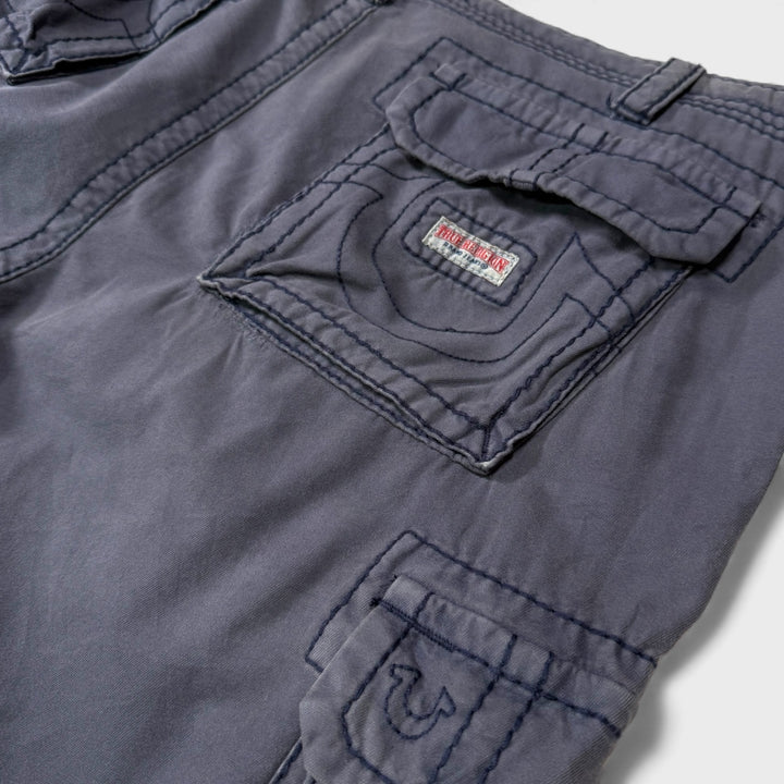 True Religion Anthony Cargo Pants charcoal 42