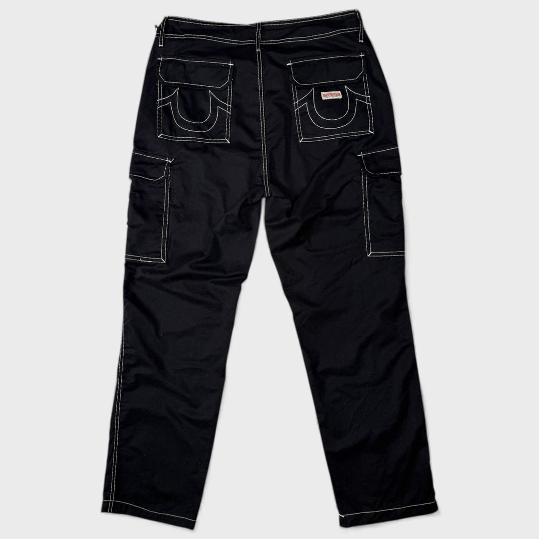 True Religion Cargo Pants black 33