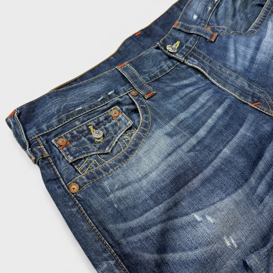 True Religion Boot Cut Basic Jeans blue 38