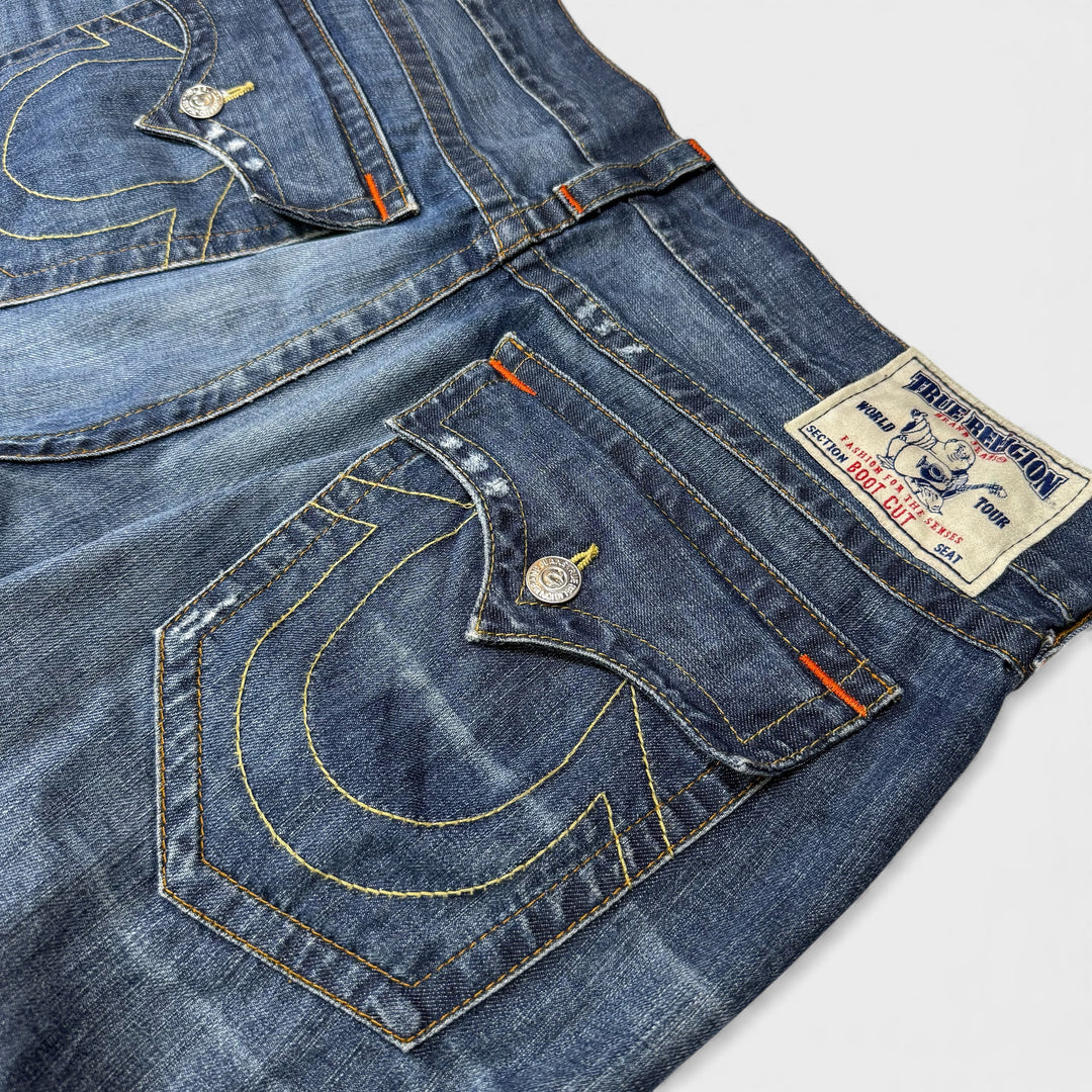 True Religion Boot Cut Basic Jeans blue 38
