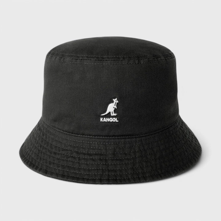 Kangol Washed Bucket black - Shop-Tetuan