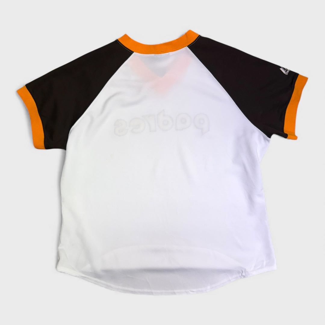 Majestic Vintage Cooperstown Collection MLB San Diego Padres jersey white/brown/yellow M