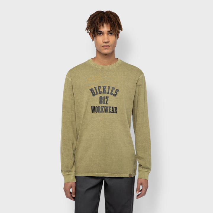 Dickies 817 l/s tee military green - Shop-Tetuan