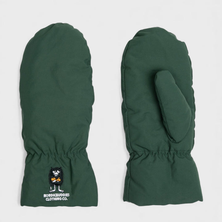 Moomin Haisuli mittens puffer green