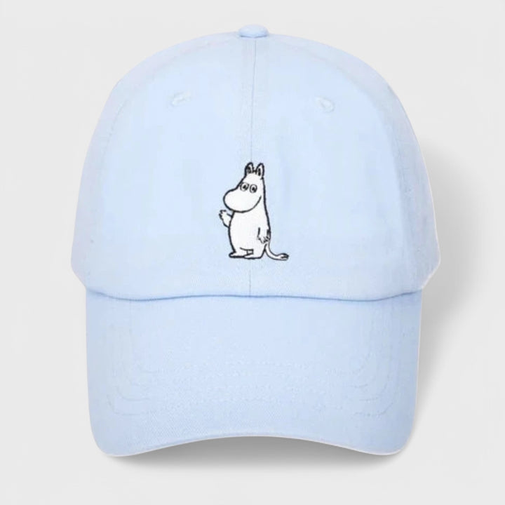 Moomin Muumipeikon Tervehdys dad cap light blue - Shop-Tetuan