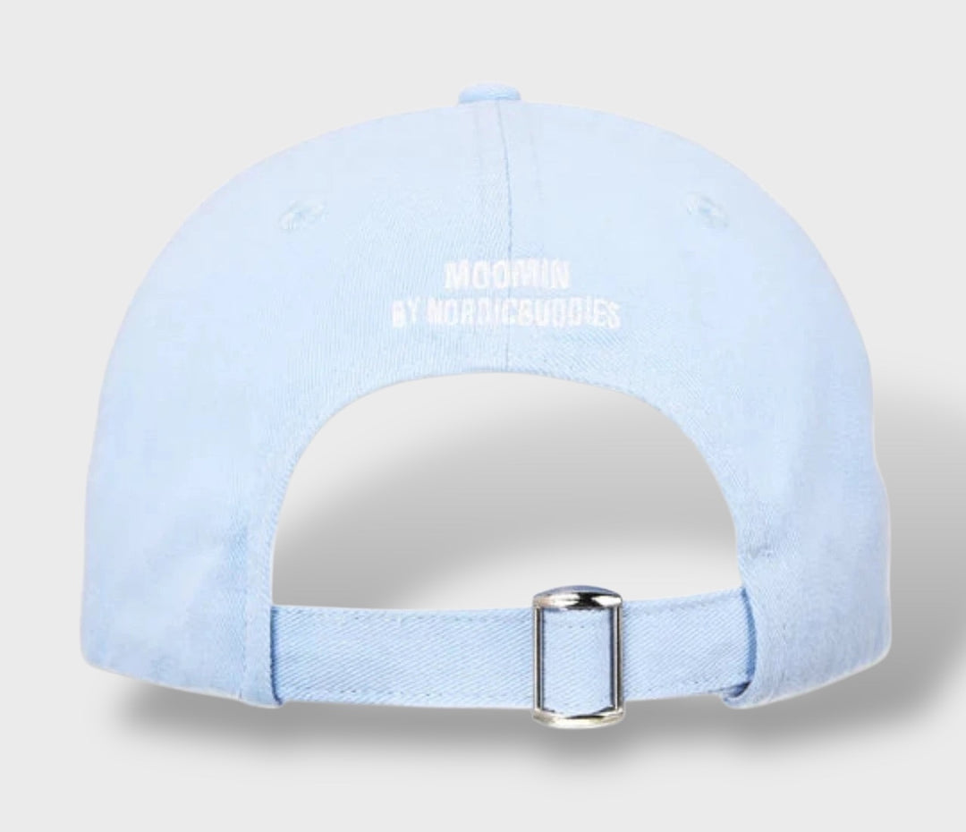 Moomin Muumipeikon Tervehdys dad cap light blue - Shop-Tetuan