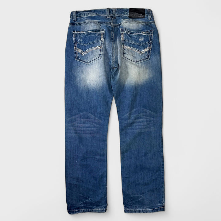 Black Y2K Jeans light Denim W34 x L32
