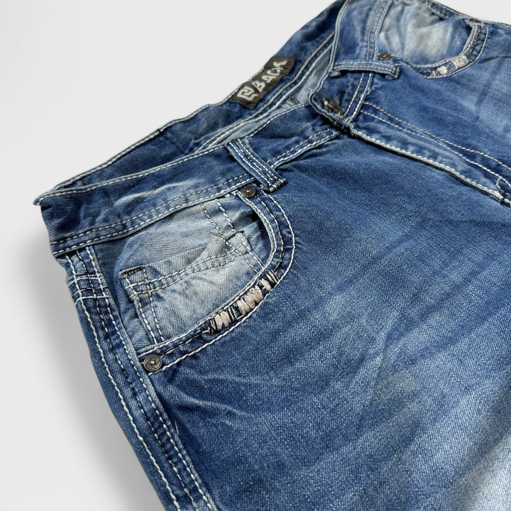 Black Y2K Jeans light Denim W34 x L32