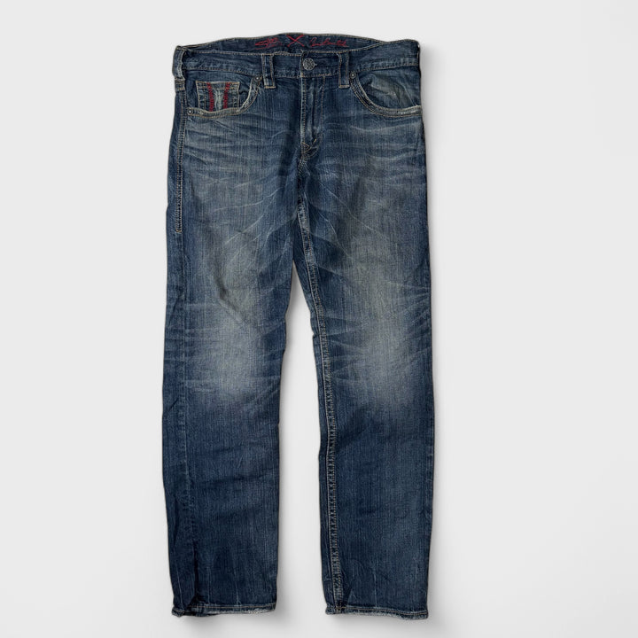 Silver Y2K Jeans W33 x L32