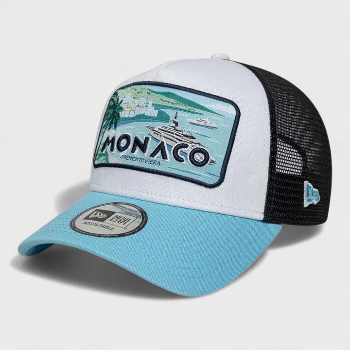 New Era Summer Monaco 9Forty A-Frame Trucker pastel blue