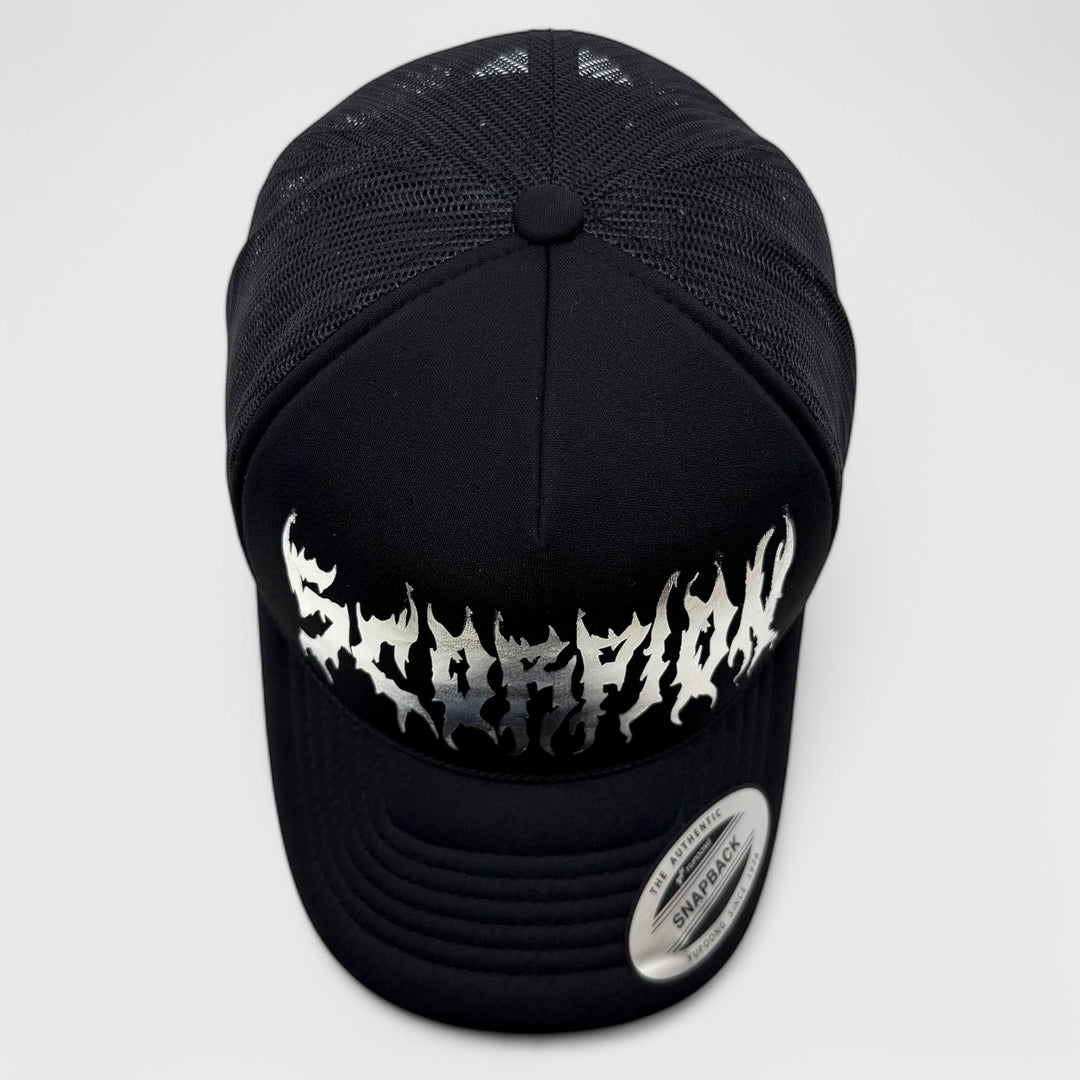 Vlizada Metallic Scorpion cap black/silver