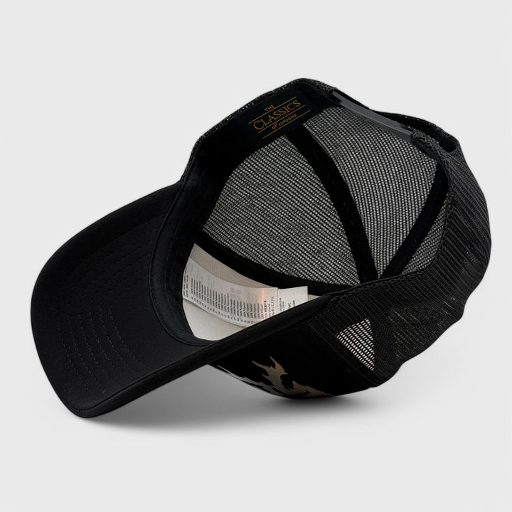 Vlizada Metallic Scorpion cap black/silver