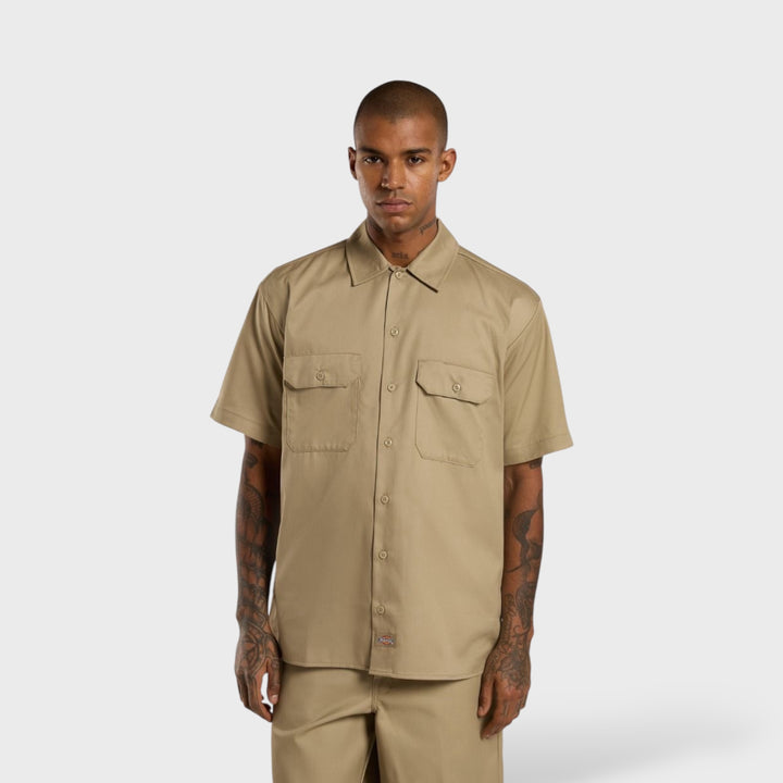 Dickies Work Shirt SS Rec khaki
