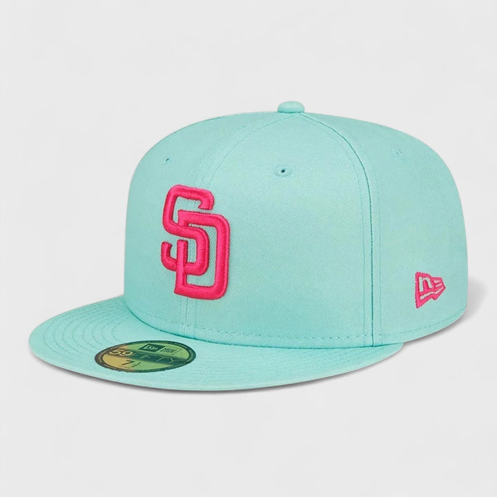 New Era MLB City Connect 59Fifty SD Padres aqua/pink