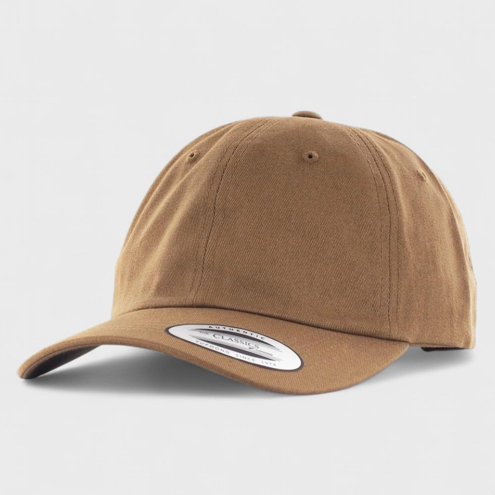 The Classics Yupoong low profile cotton twill cap tan - Shop-Tetuan