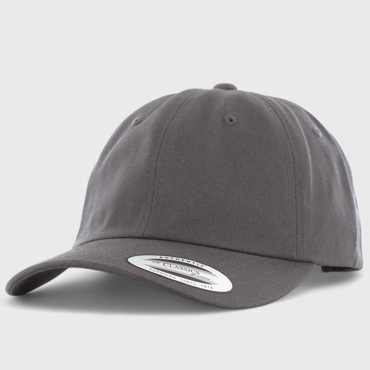 The Classics Yupoong low profile cotton twill cap dark grey - Shop-Tetuan