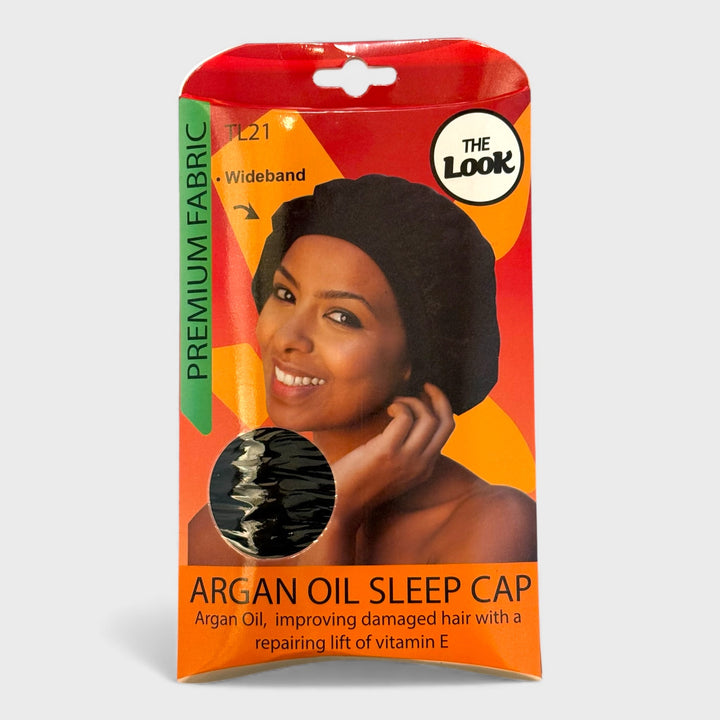 The Look Argan Oil Sleep Cap black