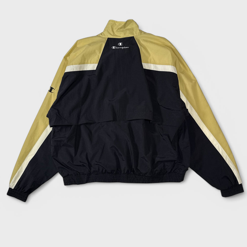 Champion Vintage Windbreaker Jacket black/khaki XXXL - Shop-Tetuan