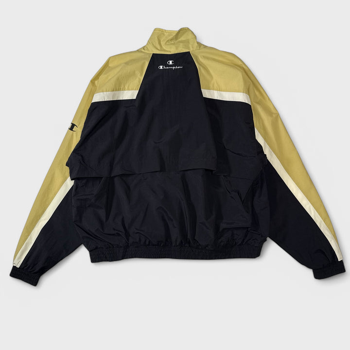 Champion Vintage Windbreaker Jacket black/khaki XXXL - Shop-Tetuan