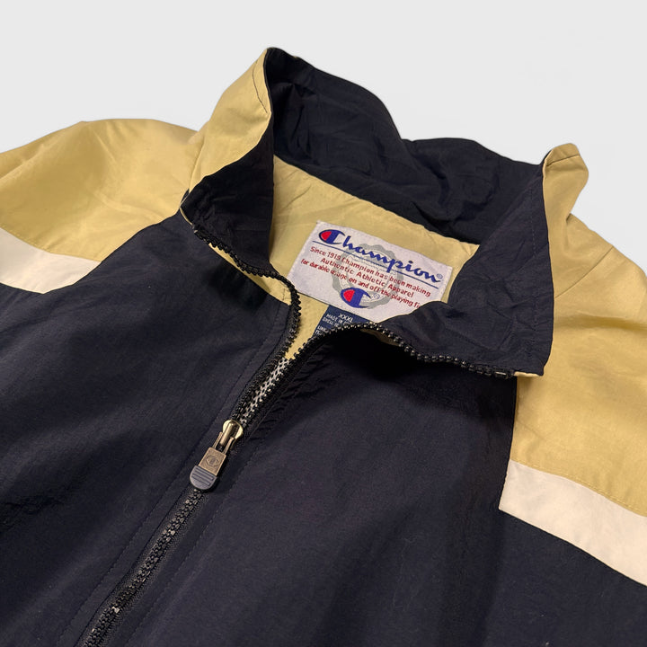 Champion Vintage Windbreaker Jacket black/khaki XXXL - Shop-Tetuan
