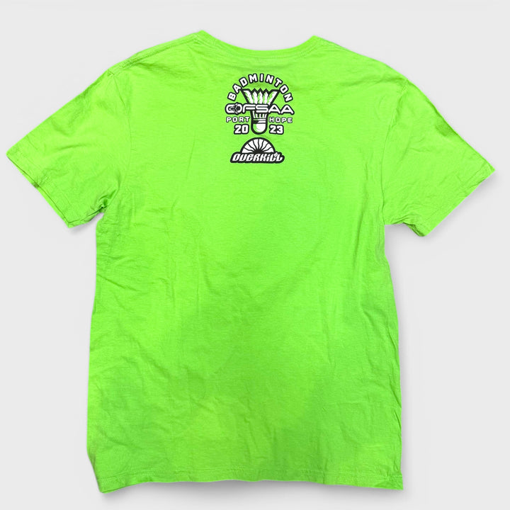 Port Hope OFSAA Badminton 2023 tee limegreen M