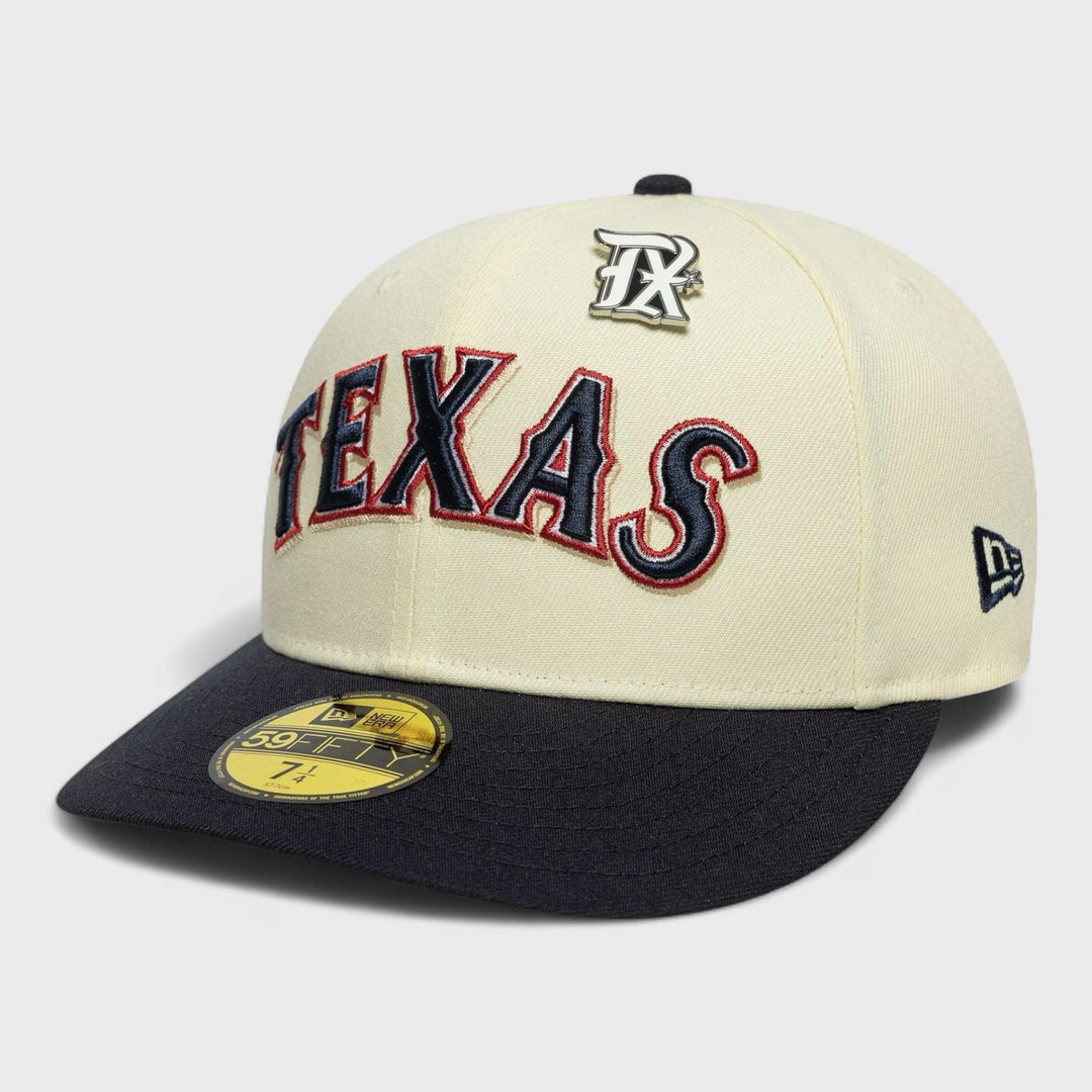 New Era MLB All Star Game Pin 59Fifty T Rangers cream - Shop-Tetuan