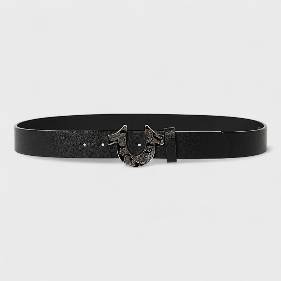 True Religion Paisley Buckle Belt black - Shop-Tetuan