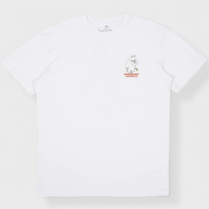 Moomin Muumipeikon Kukka tee white - Shop-Tetuan