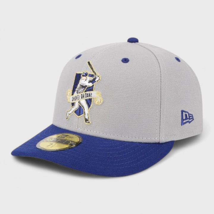 New Era MLB Player Shohei Ohtani 59FIFTY LA Dodgers grey