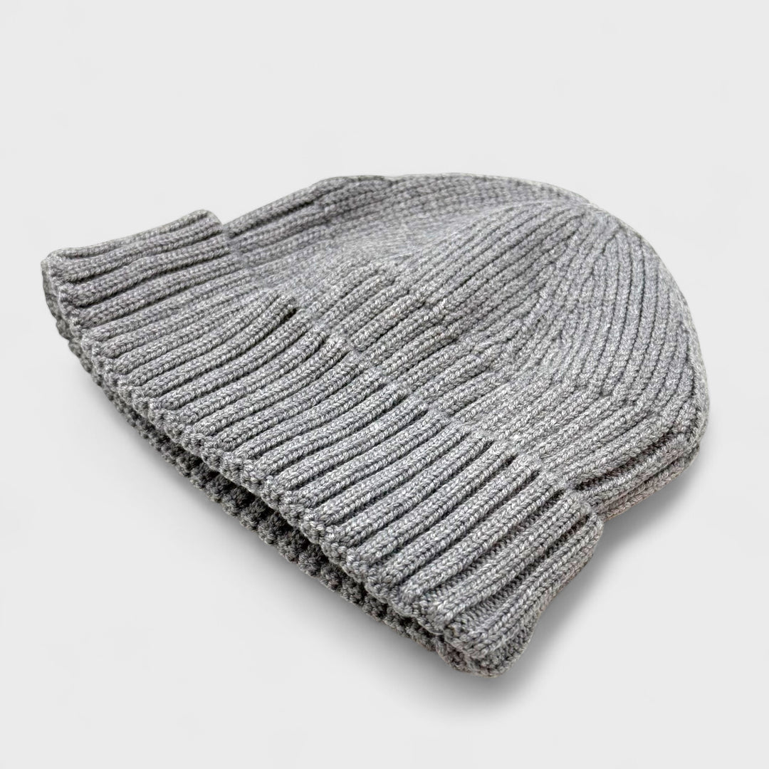Major Wear Short Rib Beanie heather grey - Shop-Tetuan