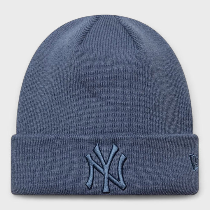 New Era MLB League Essential Cuff Knit Beanie NY Yankees greyblue
