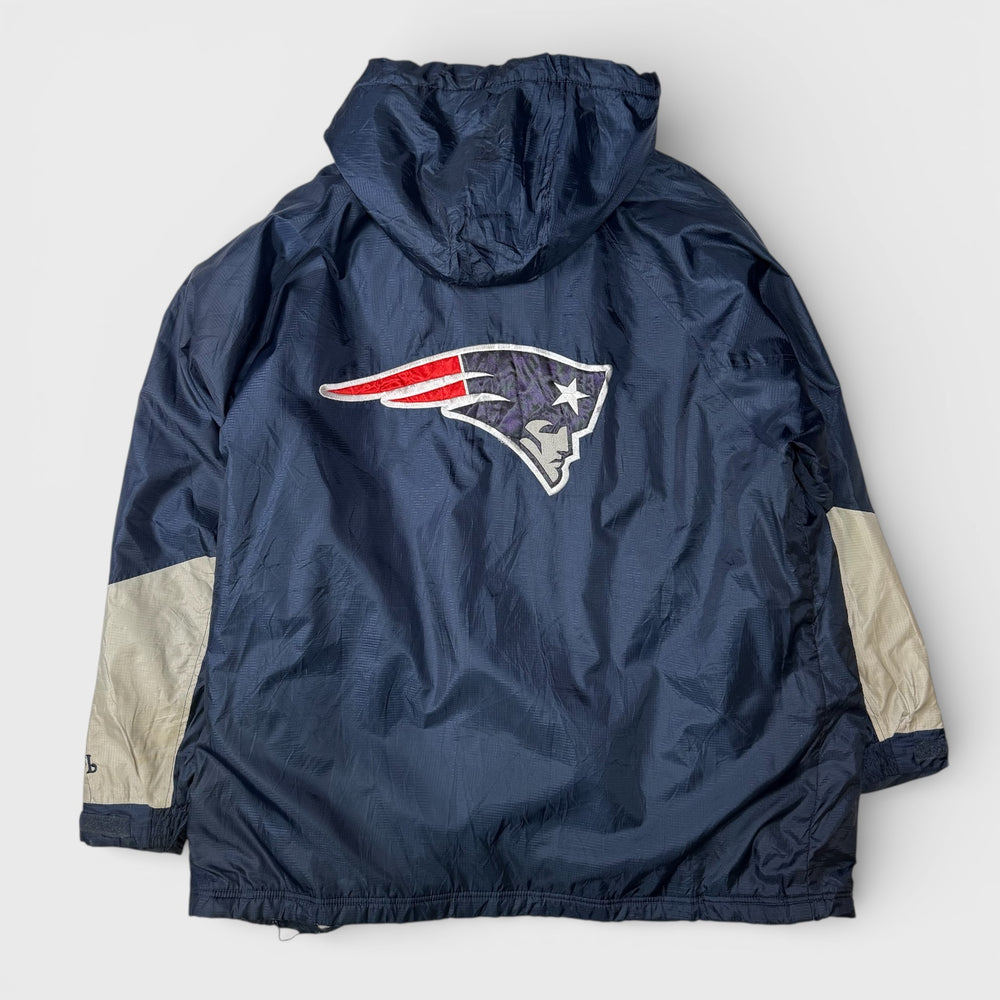 NFL 90s New England Patriots Jacket navy/grey 4XL - Shop-Tetuan