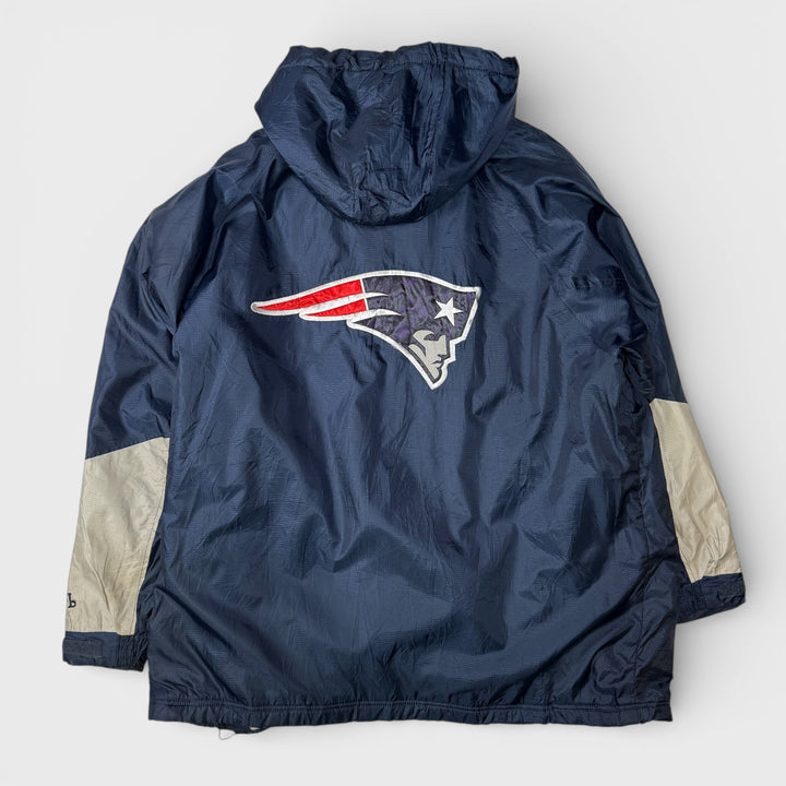 NFL 90s New England Patriots Jacket navy/grey 4XL - Shop-Tetuan