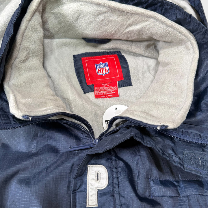 NFL 90s New England Patriots Jacket navy/grey 4XL - Shop-Tetuan