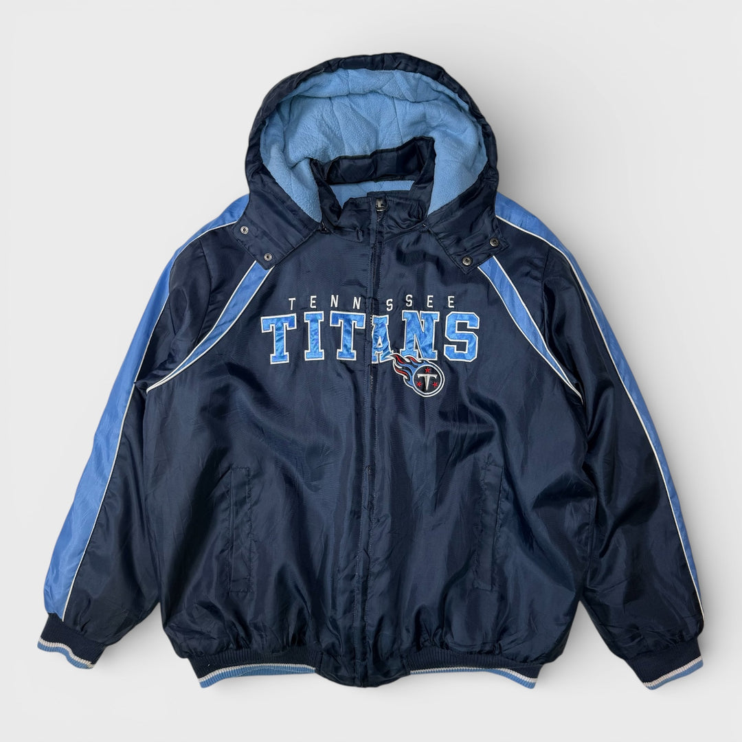NFL 90s Tennessee Titans Jacket navy/skyblue XL - Shop-Tetuan