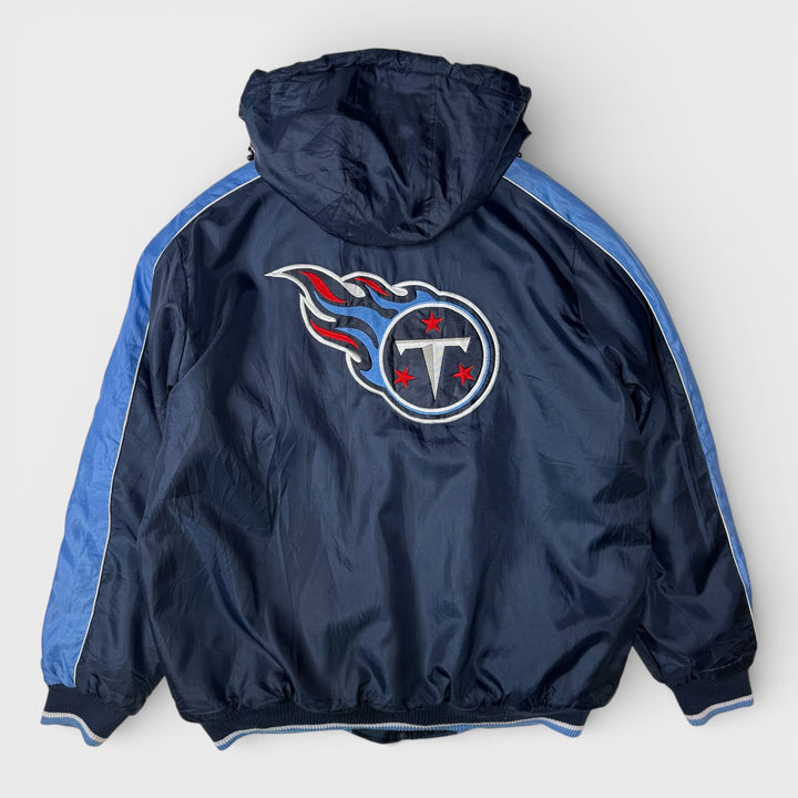 NFL 90s Tennessee Titans Jacket navy/skyblue XL - Shop-Tetuan
