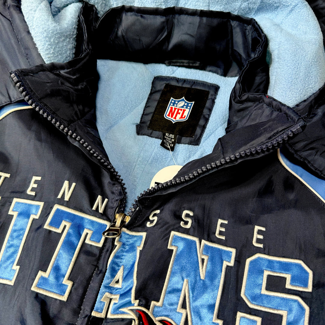 NFL 90s Tennessee Titans Jacket navy/skyblue XL - Shop-Tetuan