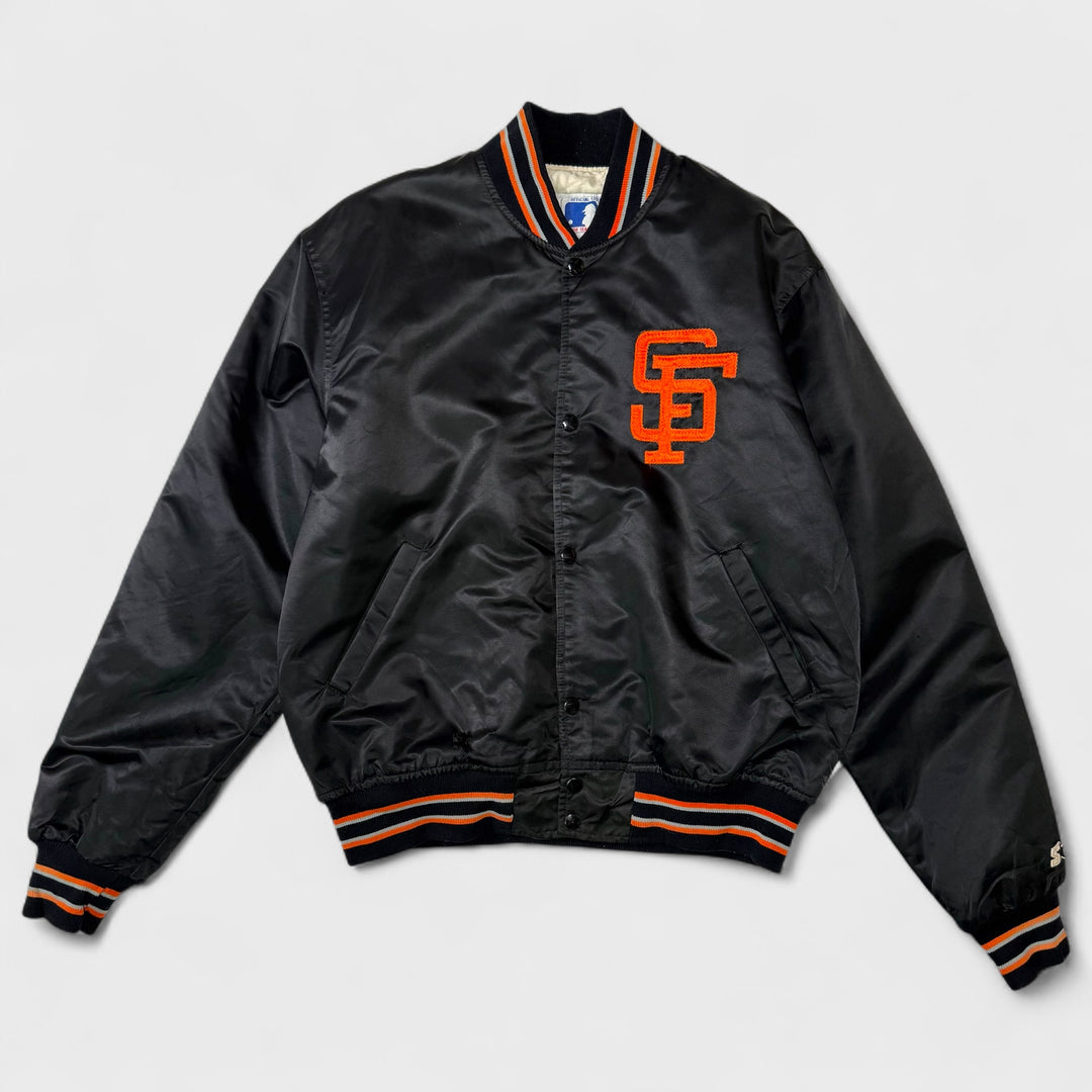 Starter Vintage 80s MLB SF Giants Baseball jacket black/orange L - Shop-Tetuan