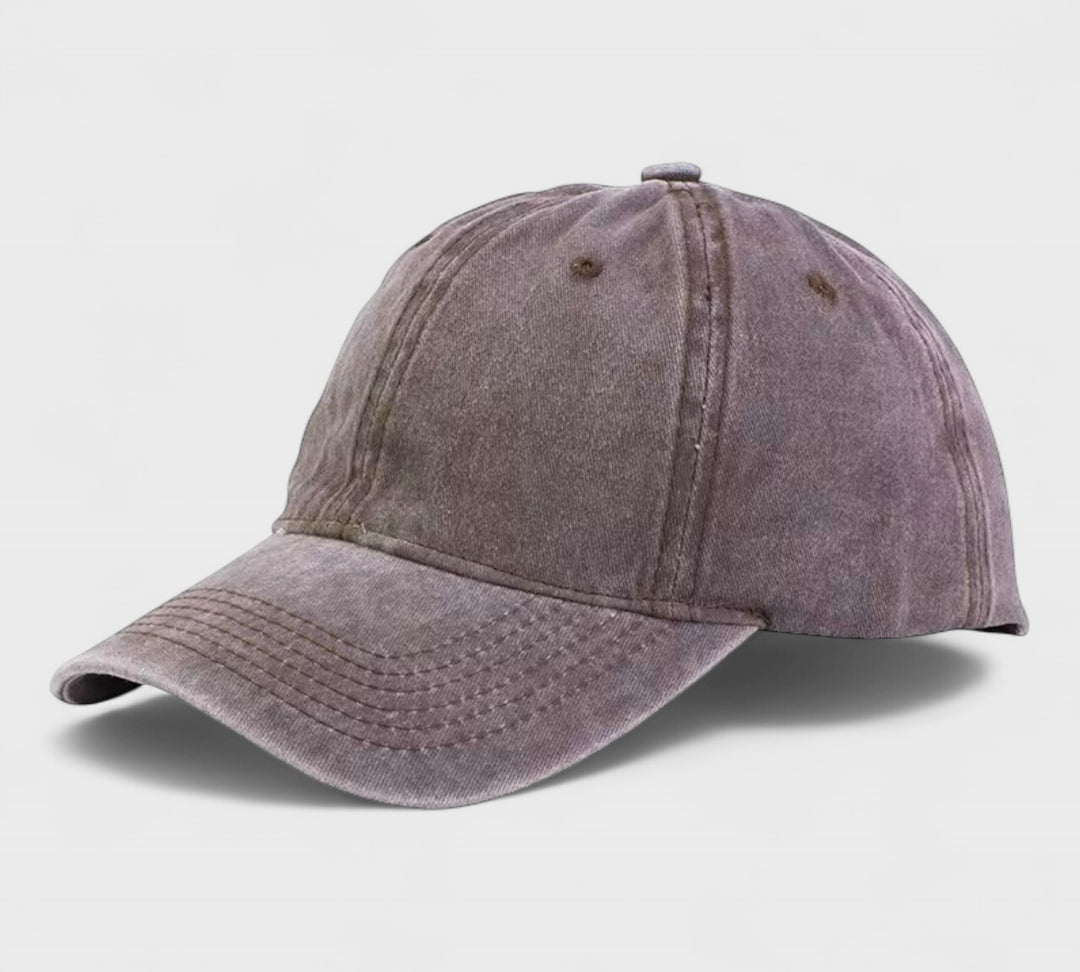 Vintage Washed Baseball Cap brown - Shop-Tetuan