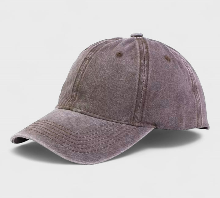 Vintage Washed Baseball Cap brown - Shop-Tetuan