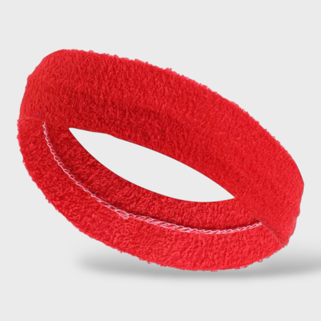 Plain Head Sweatband red - Shop-Tetuan