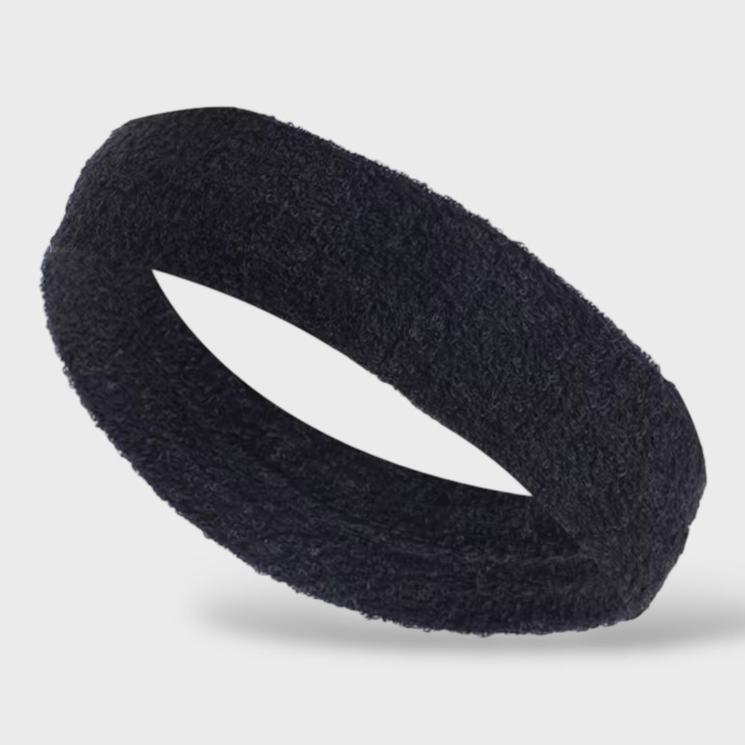 Plain Head Sweatband black - Shop-Tetuan