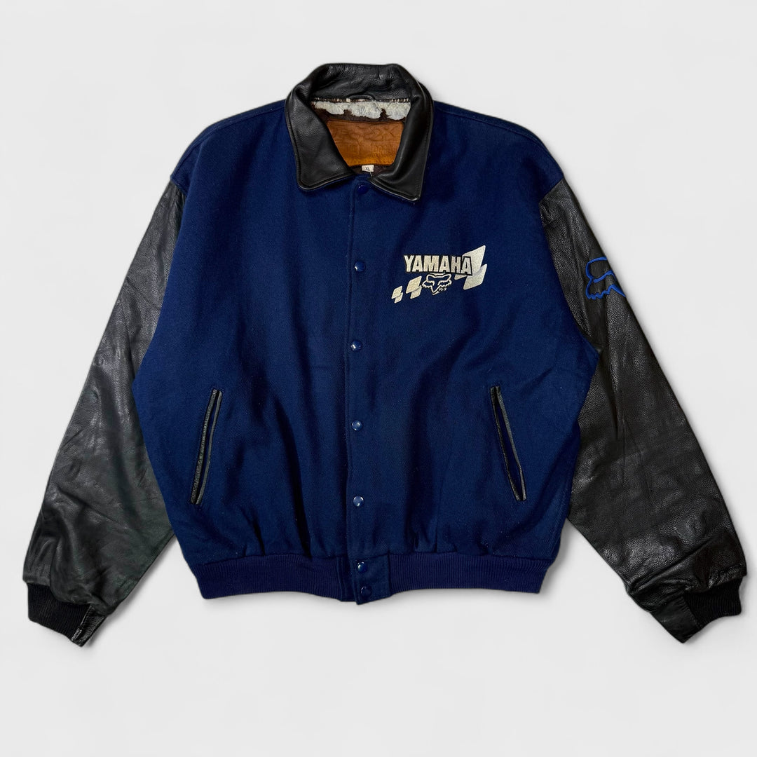 Yamaha Vintage Wool Varsity Jacket navy XL - Shop-Tetuan
