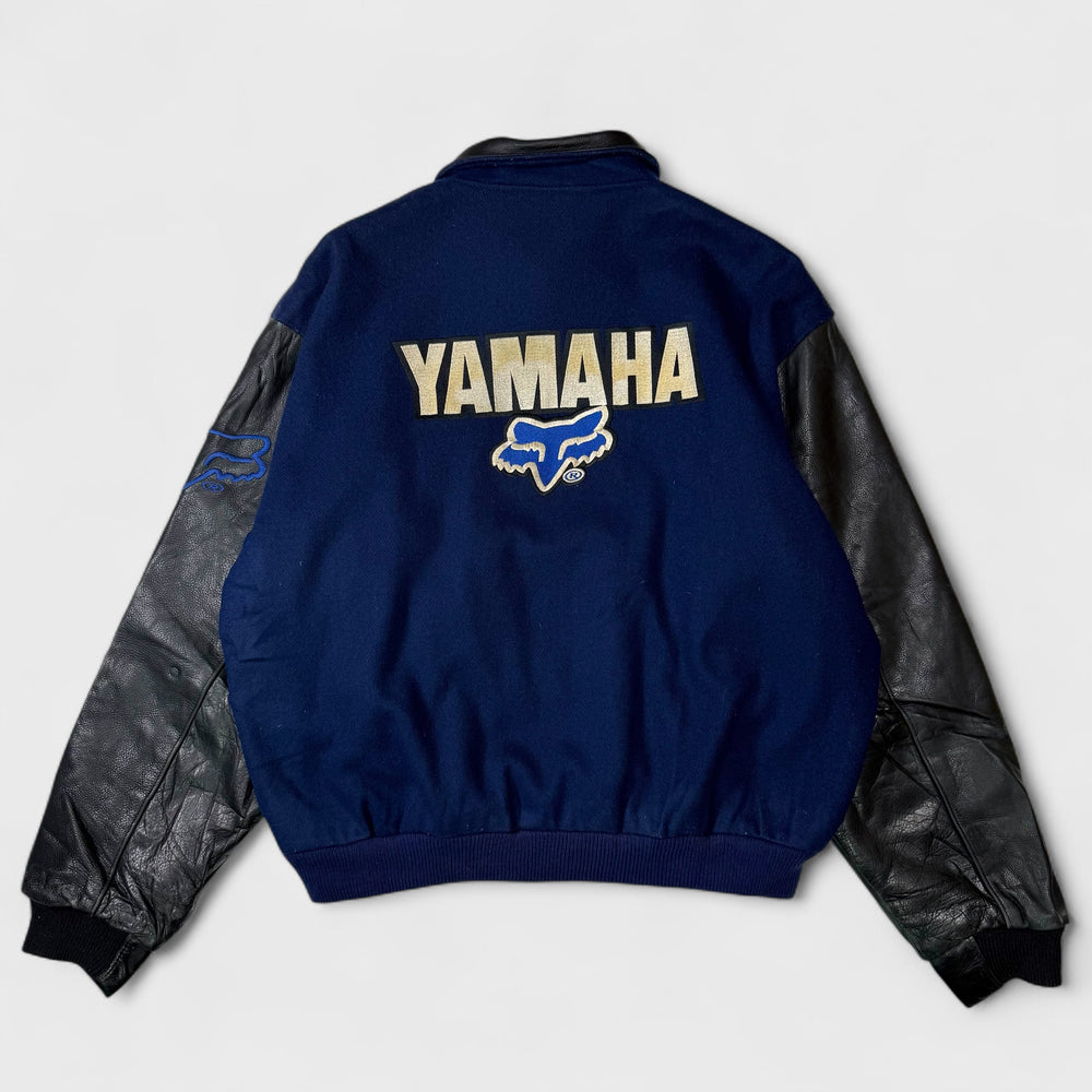 Yamaha Vintage Wool Varsity Jacket navy XL - Shop-Tetuan