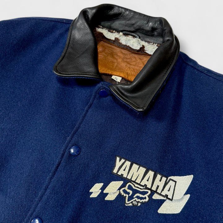 Yamaha Vintage Wool Varsity Jacket navy XL - Shop-Tetuan