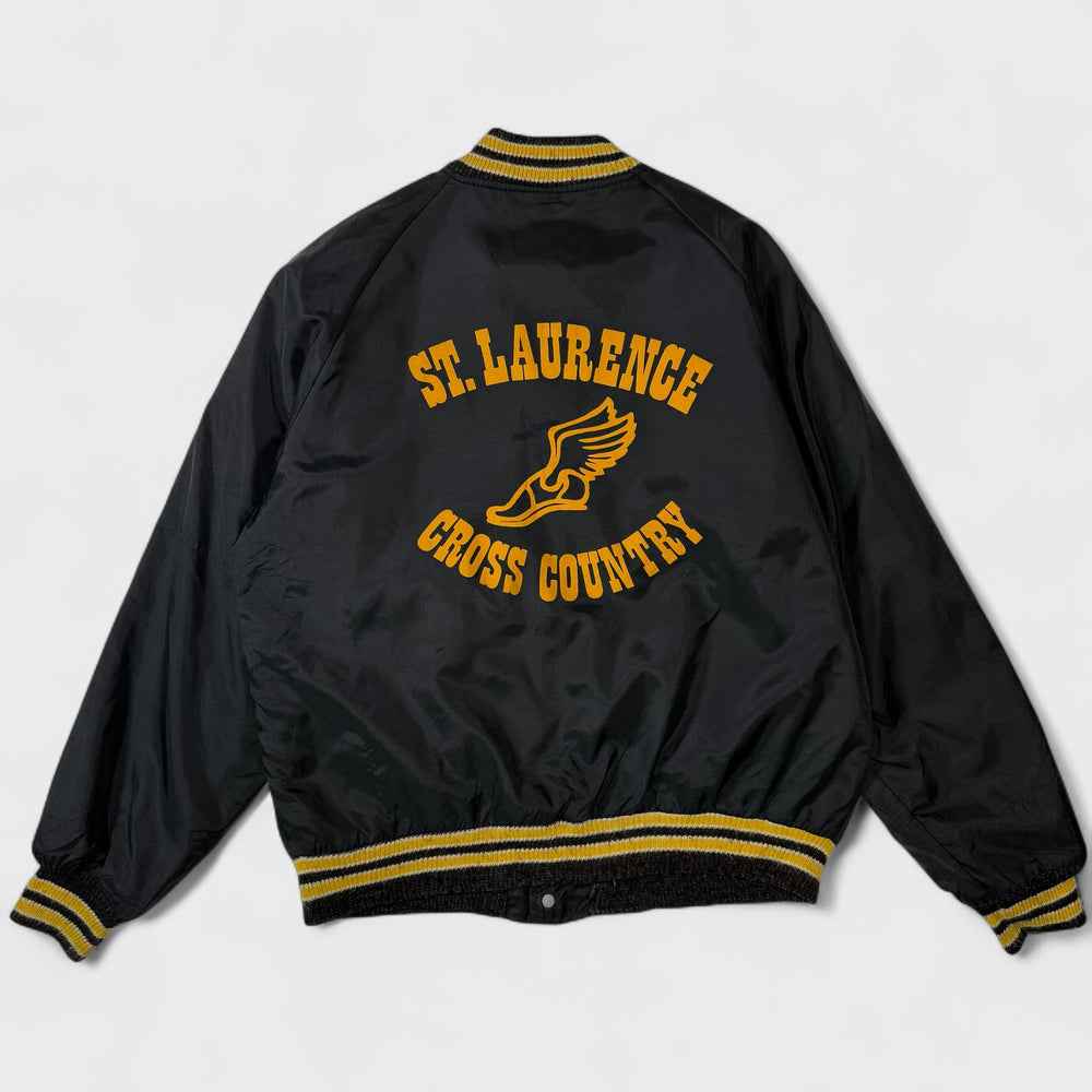 Butwin St. Laurence Cross Country Vintage Baseball jacket black/yellow M - Shop-Tetuan