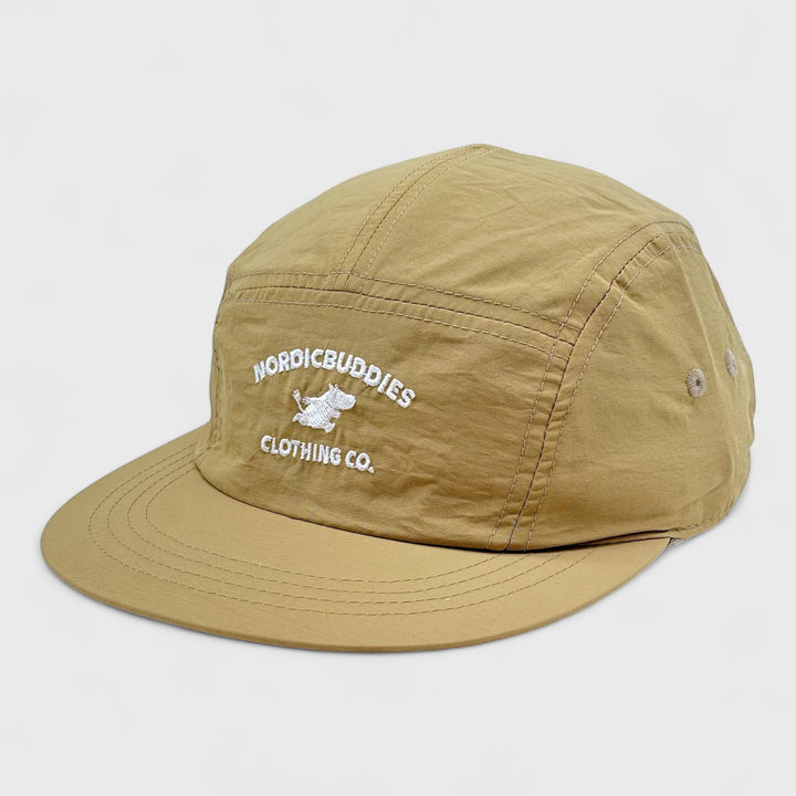 Moomin Muumipeikko Juoksee five panel beige