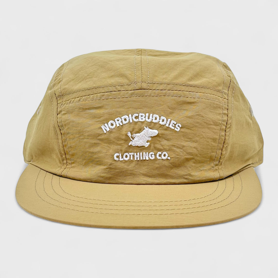 Moomin Muumipeikko Juoksee five panel beige