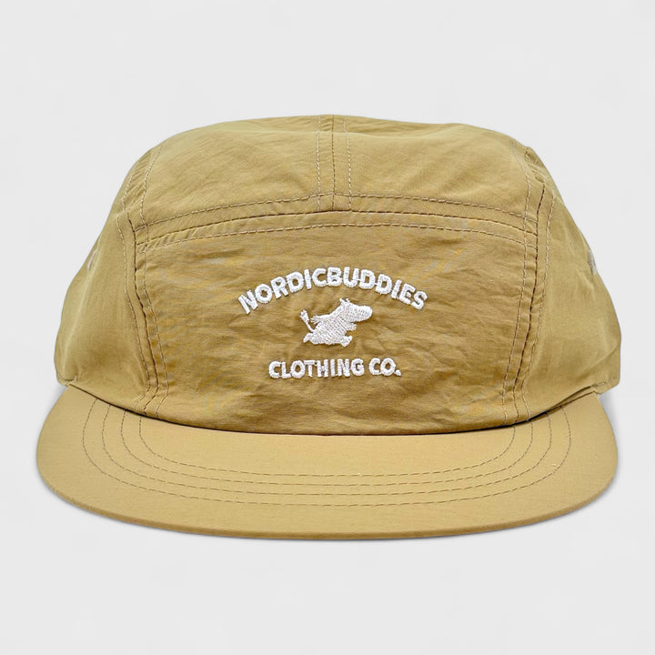 Moomin Muumipeikko Juoksee five panel beige
