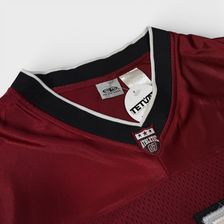 Athletic Works #07 Football jersey maroon L - Shop-Tetuan